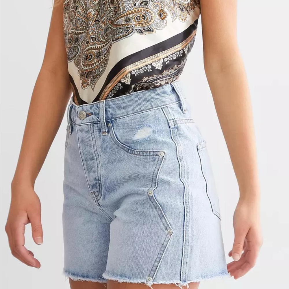 Flying Monkey Light Wash Jean Shorts